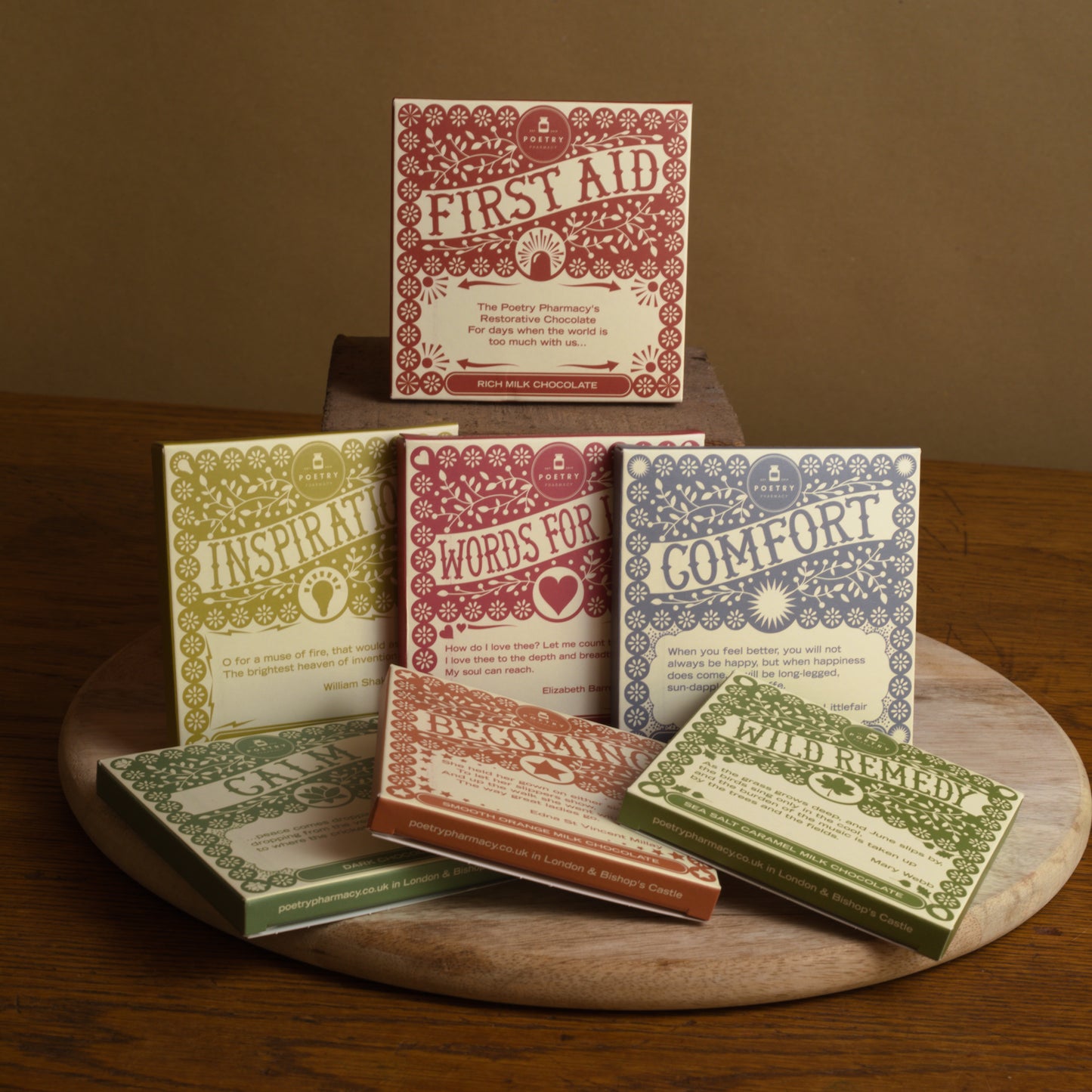 Poetry Pharmacy Chocolate: Comfort