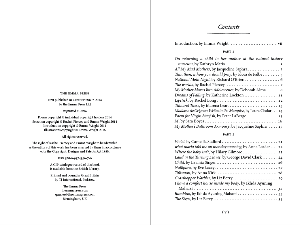 Emma Press Anthology of Motherhood