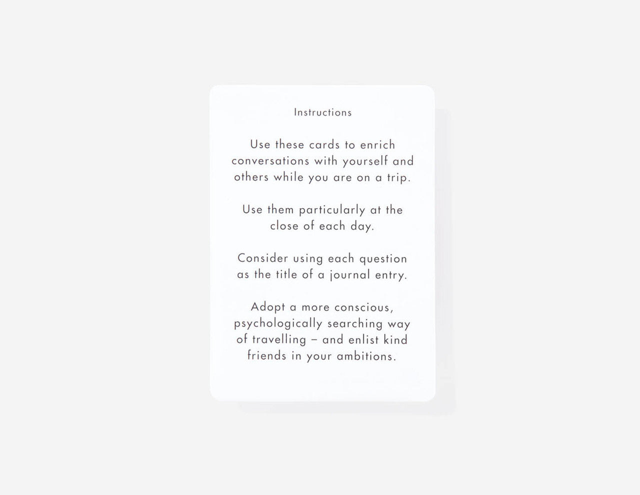 Travel Therapy Cards