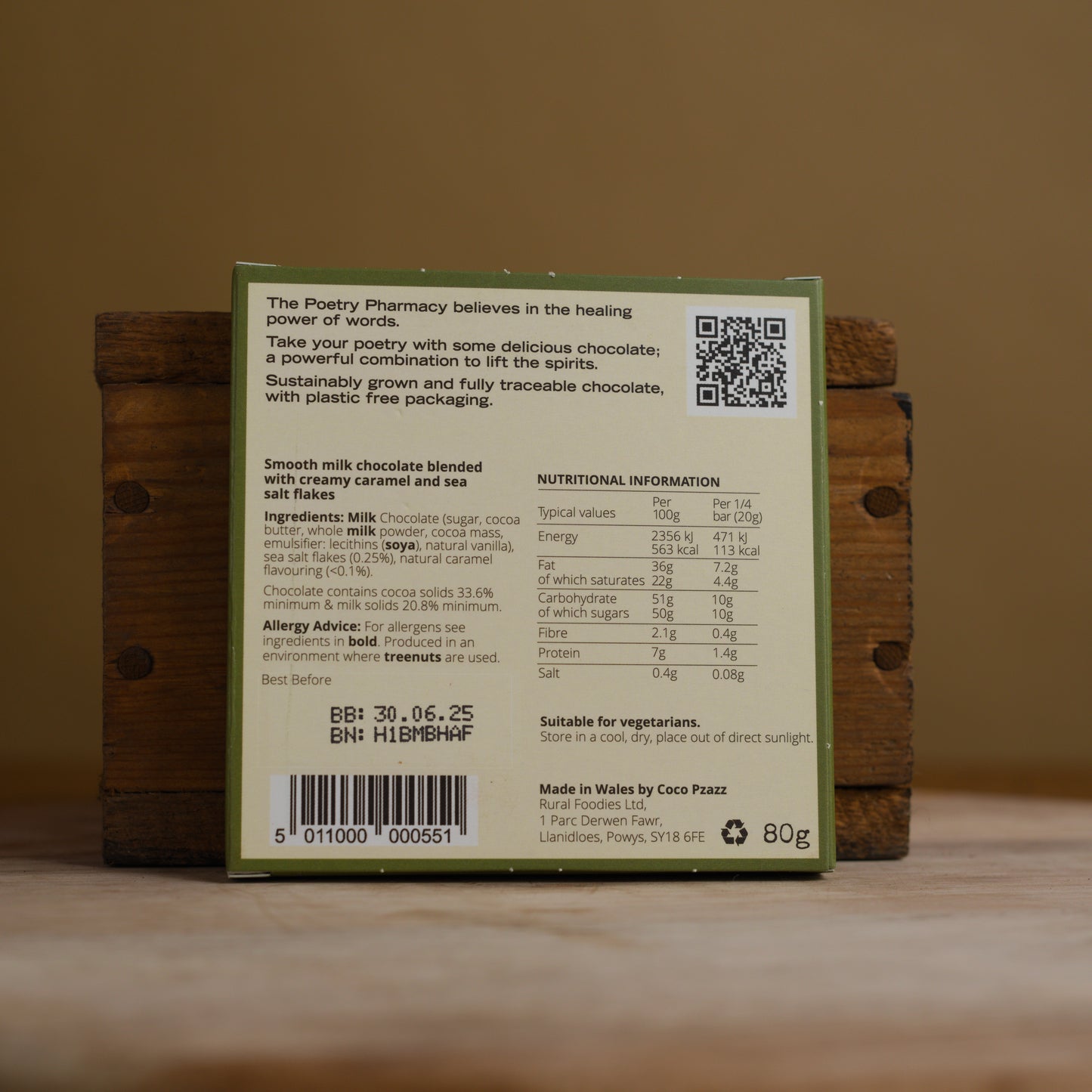 Poetry Pharmacy Chocolate: Wild Remedy