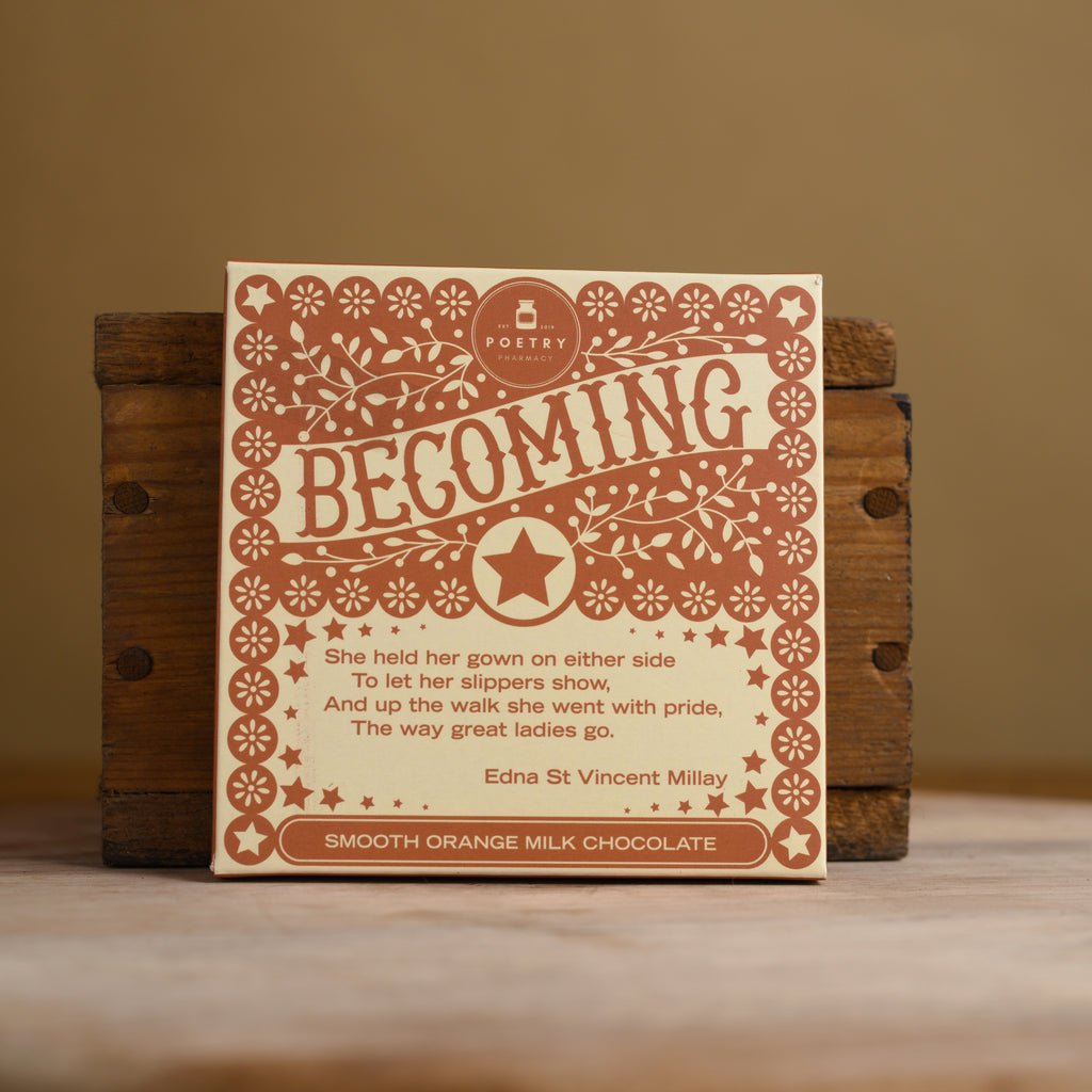 Poetry Pharmacy Chocolate: Becoming