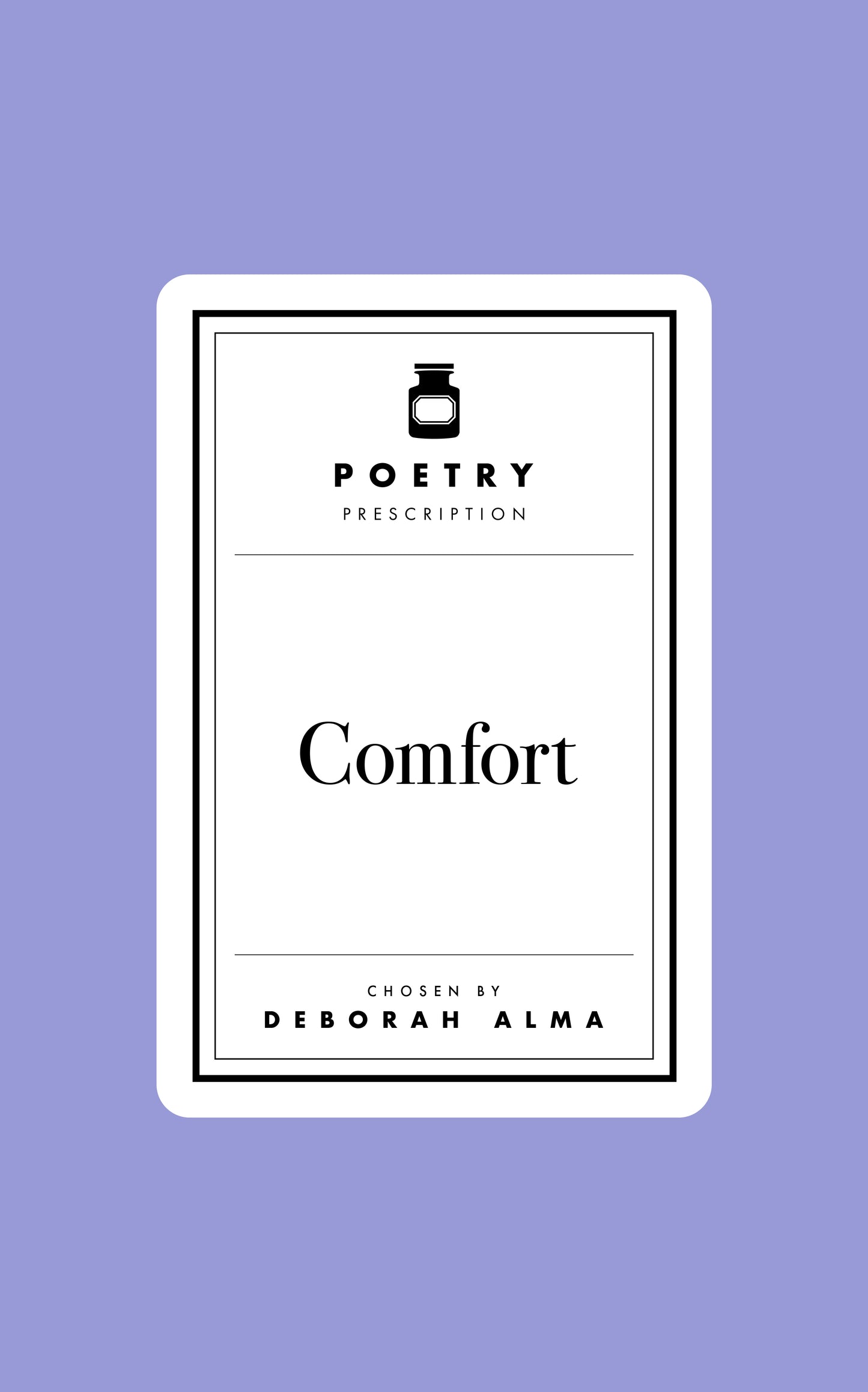 Poetry Prescription: Comfort